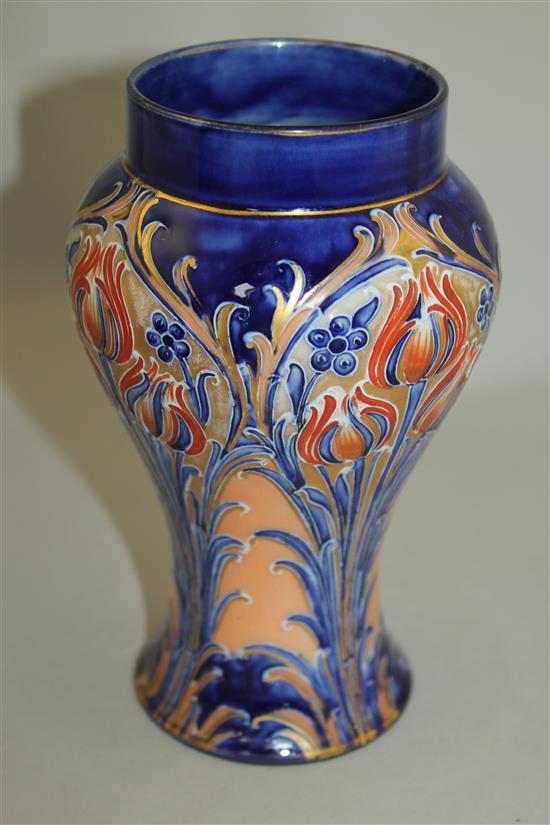 A Macintyre Alhambra baluster shaped vase, c.1903, 17.5cm